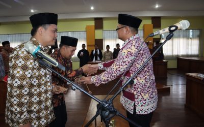 Lantik 381 Pejabat Fungsional, Tri Harso Pesan Jaga Netralitas PNS