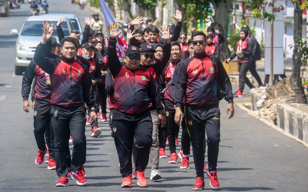 Masuk 9 Besar Porprov Jateng, Kontingen Banjarnegara Disambut Pj Bupati