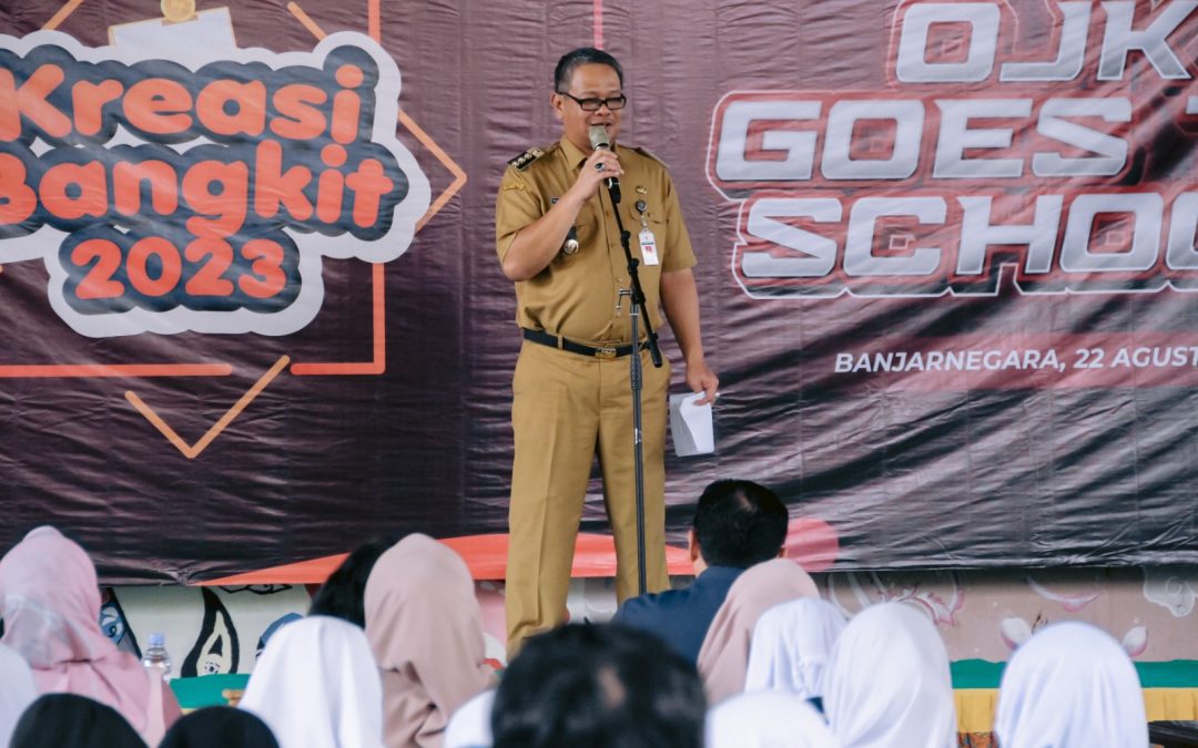 Launching 1 Siswa 1 Rekening Tabungan di SMP 1 Bawang