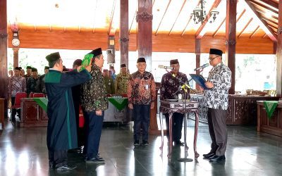 11 Pejabat Eselon III dan Pejabat Fungsional di Lantik, Ini Pesan PJ Bupati Tri Harso