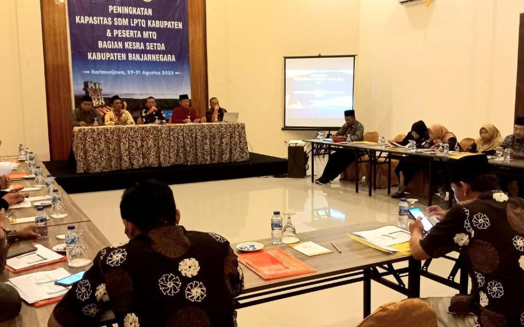 Pengurus LPTQ Ikuti Pelatihan Peningkatan Kapasitas SDM LPTQ