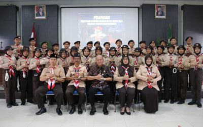 Pelepasan Kontingen Jamda Penggalang SD dan MI Ke-5 Kwarda Jateng