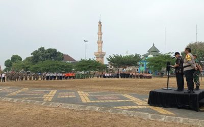 Gelar Apel  Pasukan Pengamanan Operasi Mantap Brata Candi 2023-2024