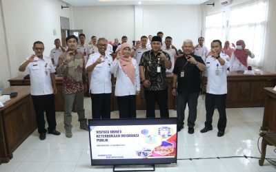 Pemkab Banjarnegara Terima Visitasi Monev Keterbukaan Informasi Publik