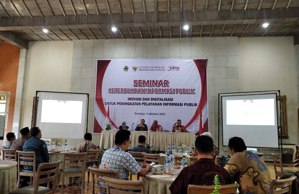 PPID Kabupaten Banjarnegara Ikuti Seminar Keterbukaan Informasi Publik