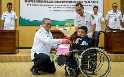 Dindikpora Banjarnegara Salurkan Bantuan Bagi Sekolah Terdampak Kekeringan, Siswa Kurang Mampu dan Inklusi