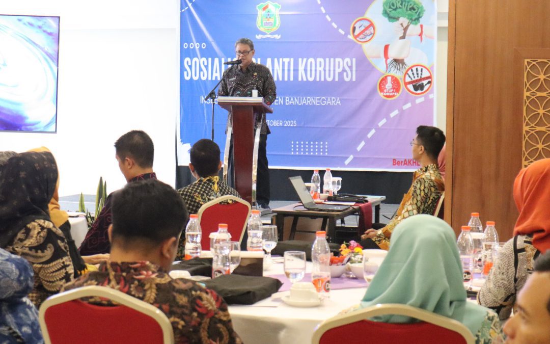 Inspektorat Gelar Sosialisasi Anti Korupsi