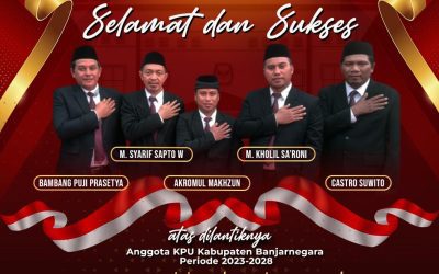 Inilah Lima Anggota KPU Banjarnegara Periode 2023-2028