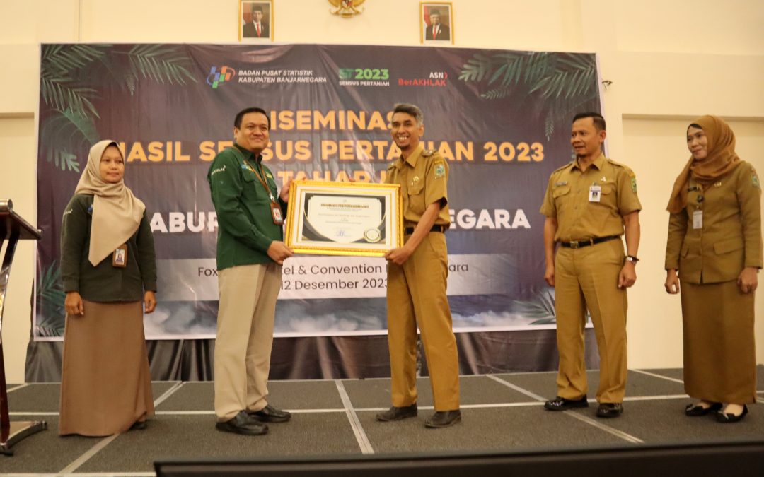 BPS Banjarnegara Risil Hasil Sensus Pertanian 2023 Tahap I