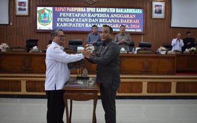 Raperda APBD Kabupaten Banjarnegara Tahun Anggaran 2024 Ditetapkan