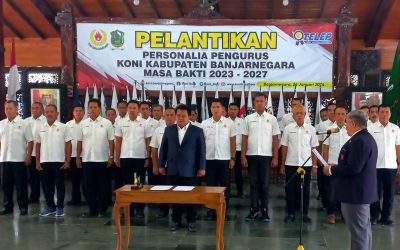 Pengurus KONI Banjarnegara Masa Bhakti 2023-2027 Dilantik