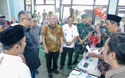 Pastikan Pemungutan Suara Berlangsung Lancar dan Kondusif, Pj Bupati Kunjungi Beberapa TPS