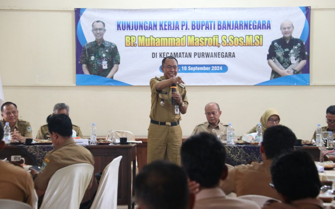 Kunjungan Wilayah di Kecamatan Purwanegara, Pj. Bupati Muhamad Masrofi: Kita Harus Kerja untuk Masyarakat