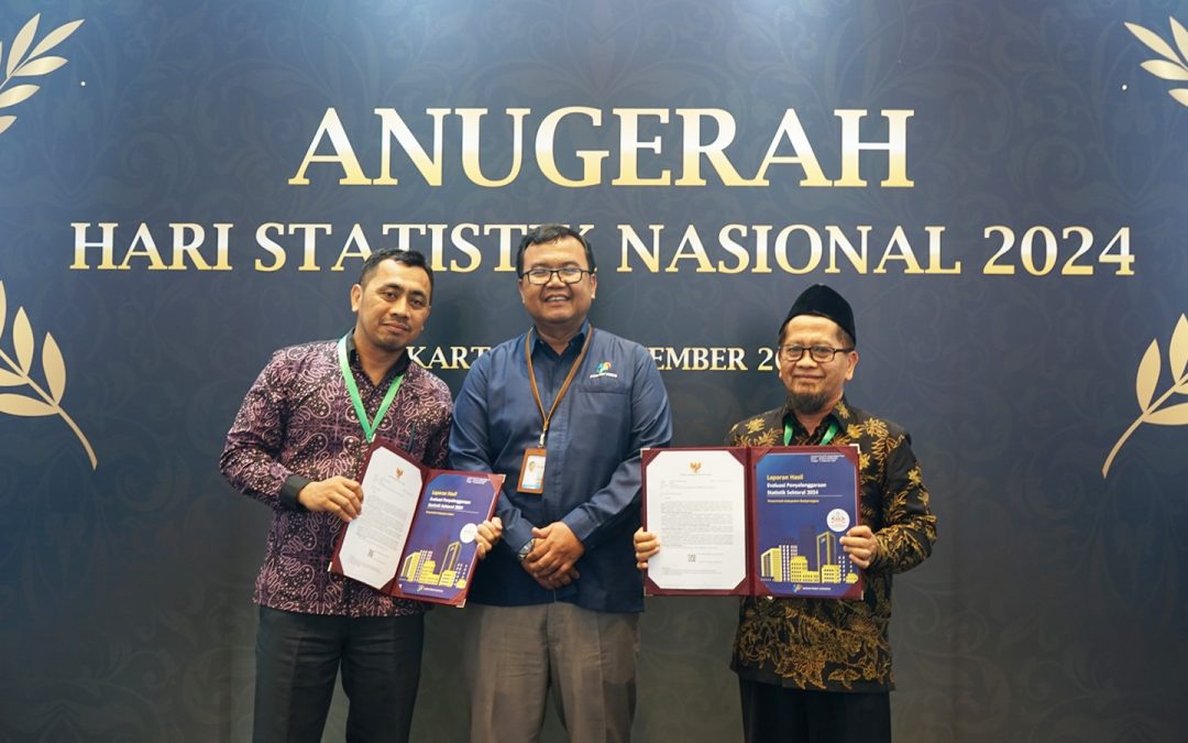 Evaluasi Penyelenggaraan Statistik Sektoral Tahun 2024, Banjarnegara dapat Predikat â€˜Baikâ€™  dari BPS dengan Nilai 2,98