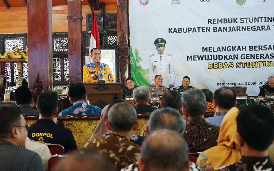 Gelar rembug stunting, Kabupaten Banjarnegara  Kejar Target Turunkan  Stunting Hingga 14 persen