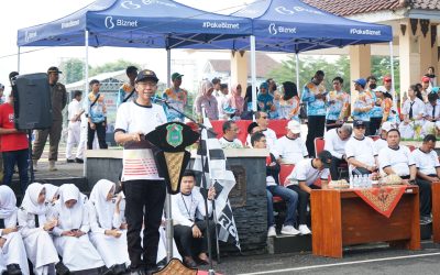 Cegah Korupsi Sejak Dini, Inspektorat Gandeng  Dindikpora Banjarnegara Gelar Parade Jalan Sehat Integritas