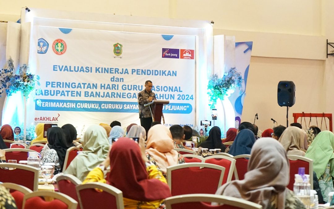 Pesan Pj Bupati Masrofi pada Peringatatan Hari Guru Nasional :  Harus Punya Jaminan Perlindungan Hukum dalam Profesinya