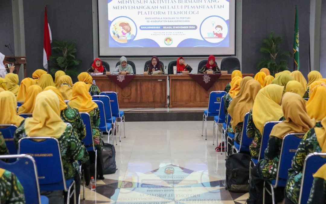 Kepala Sekolah TK Pertiwi Se-Banjarnegara Ikuti Sosialisasi Pemanfaatan Platfom Teknologi