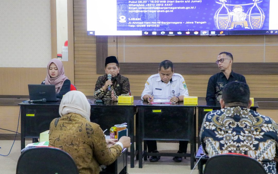 Tahap Akhir Penilaian Keterbukaan Informasi Publik, PPID Kabupaten Banjarnegara Presentasikan Hasil Kinerja