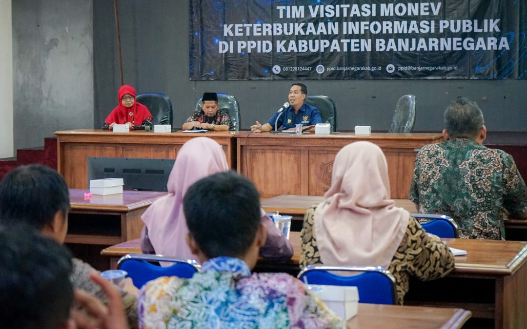 Tahap Ketiga Monev Keterbukaan Informasi Publik 2024, Pemkab Banjarnegara Raih Nilai 95,69