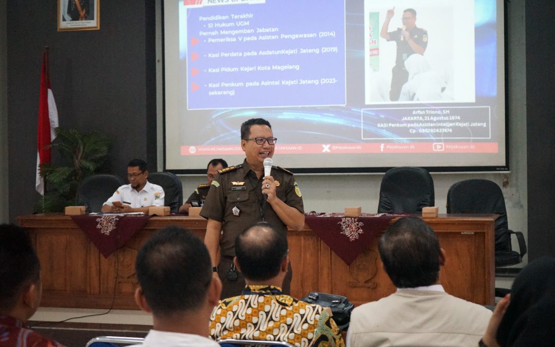 Cegah Tindak Pidana Korupsi, Gratifikasi Pemkab Banjarneggara  Gelar Sosialisasi Penerangan Hukum Bagi OPD dan BUMD
