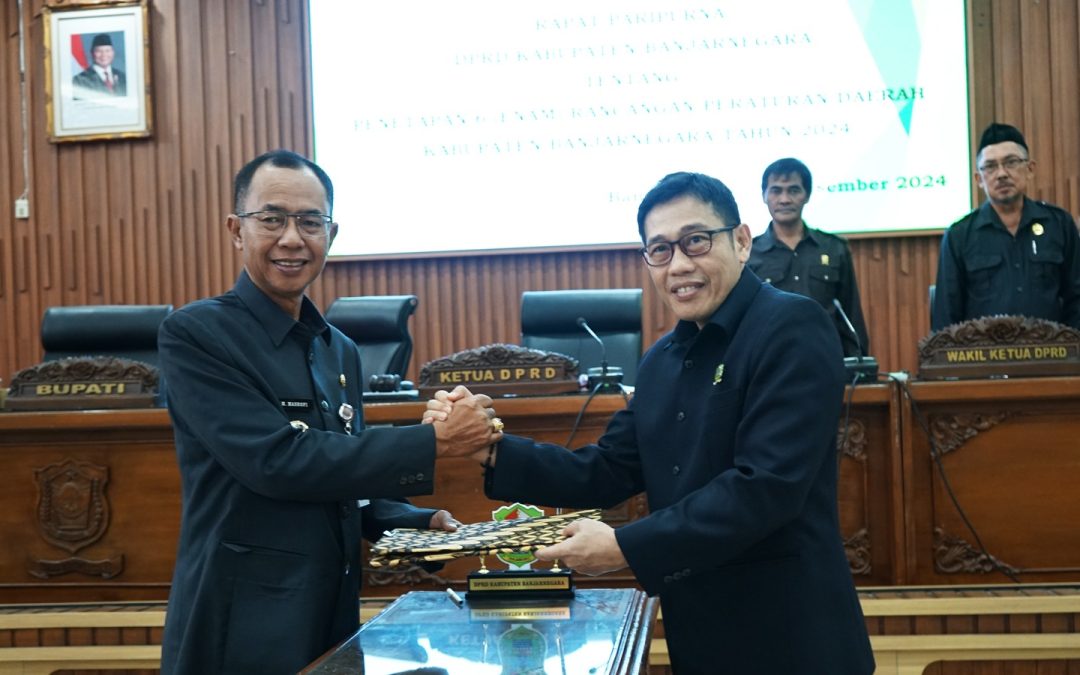 Pemkab Banjarnegara dan DPRD Sepakati 6 Raperda menjadi Perda dan Pembentukkan Properda  Tahun 2025