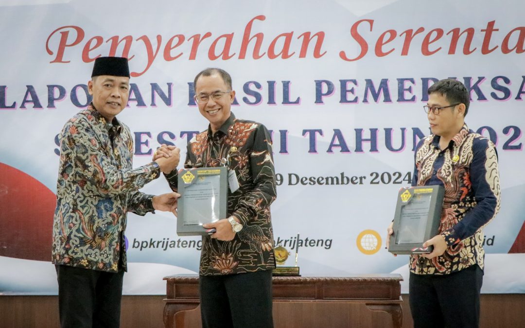 Pemkab Banjarnegara Terima LHP Kepatuhan Belanja Infrastruktur Dari BPK