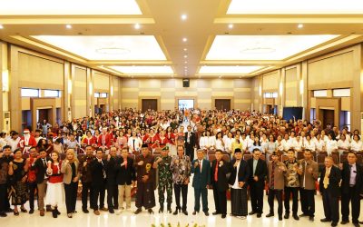 Hadiri Perayaan Natal Bersama Bamag Banjarnegara, Pj. Bupati Sampaikan Pesan Kedamaian Kepada Sesama