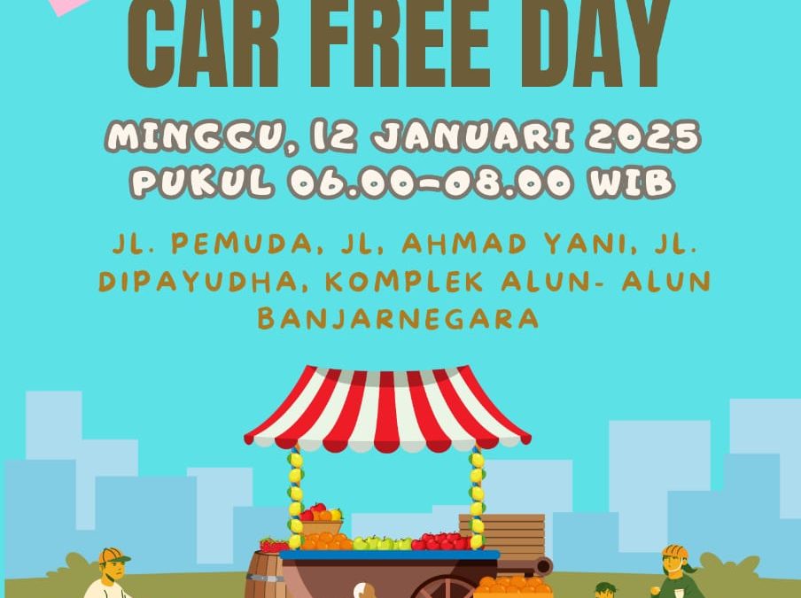 Minggu Besok, Car Free Day Kembali Dibuka