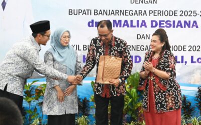 Pisah Sambut dengan Bupati Terpilih Amalia Desiana dan Wahid Jumali, Pj Bupati  Masrofi : Saya Kerasan Tinggal di Banjarnegara