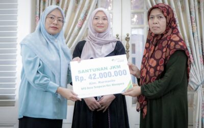 Pemkab Banjarnegara Salurkan Dana Sosial Setia Kawan dan Santuan BPJS Ketenagakerjaan