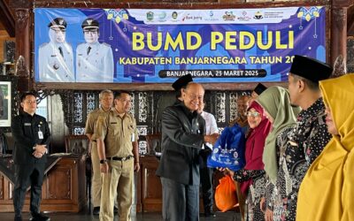 BUMD Peduli Bagikan 600 Paket Sembako, di Antaranya untuk 341 Guru TPQ