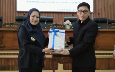 Bupati Amalia Serahkan LKPJ Tahun Anggaran 2024 kepada DPRD Banjarnegara