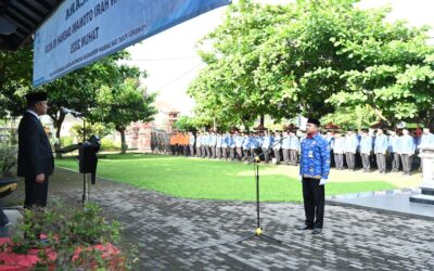 Pimpin Upacara Hari OTDA ke-29, Sekda Indarto Tekankan Pentingnya Sinergi Pusat dan Daerah Untuk Indonesia Emas 2045