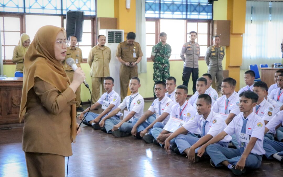Tahap Akhir Seleksi, Bupati Amel Beri Motivasi Calon Paskibraka Banjarnegara