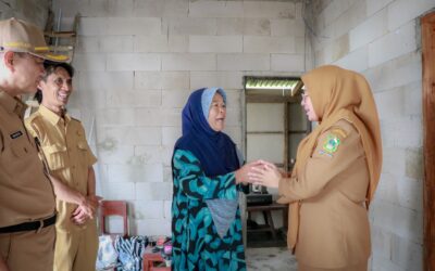 Bupati Tinjau Pembangunan Hunian Warga Terdampak Bencana di Desa Ratamba