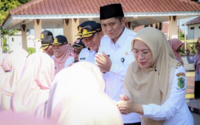 Apel dan Halal bi Halal Bersama ASN, Bupati Amalia – Wabup Wakhid Jumali Ajak ASN Kerja Maksimal Layani Masyarakat
