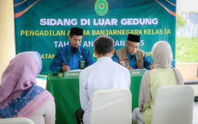 Dekatkan Layanan ke Masyarakat, Pengadilan Agama Banjarnegara Gelar Program Sidang di Luar Gedung