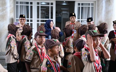 Bupati dan Wabup Lepas Tim Pesta Siaga Kwarcab Banjarnegara Berlaga di Kwarda Jateng
