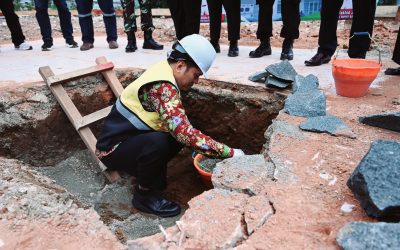 Wabup Banjarnegara Lakukan Peletakan Batu Pertama Puskesmas Wanayasa 1 Senilai Rp. 9,9 Miliar