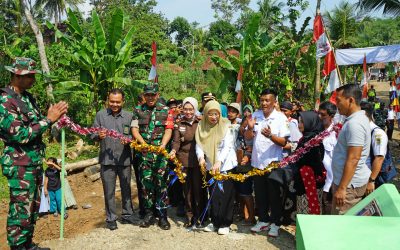 Berkat TMMD Sengkuyung, Warga Kaliaji-Pucung Bedug Lancar Terhubung oleh Jembatan Baru