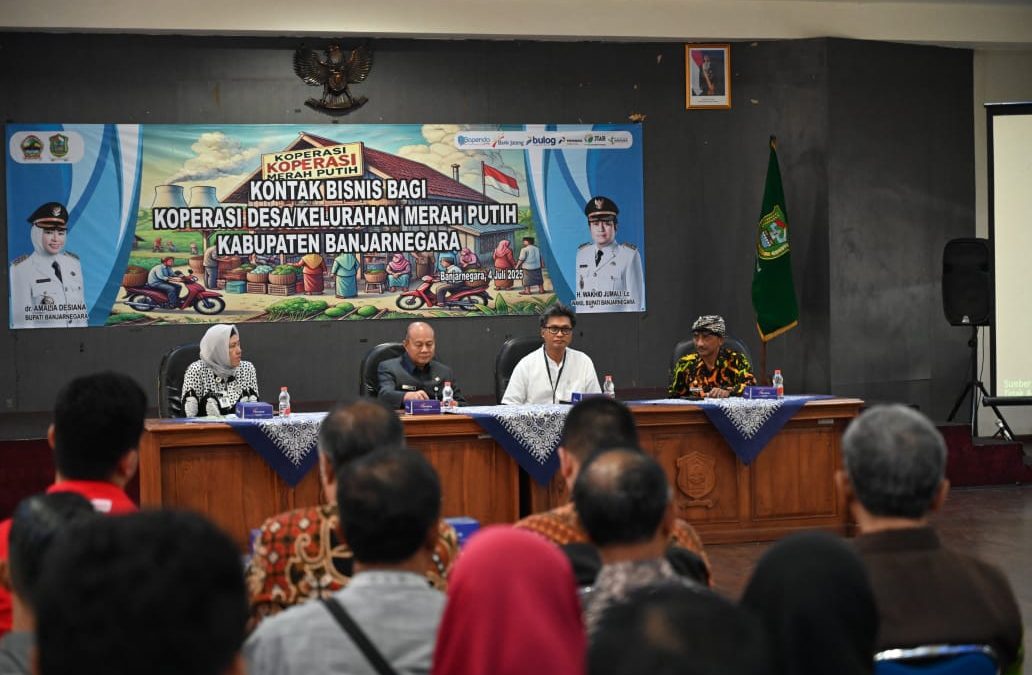 Buka Peluang Kerja Sama, Pemkab Banjarnegara Fasilitasi Kontak Bisnis Koperasi Desa Merah Putih