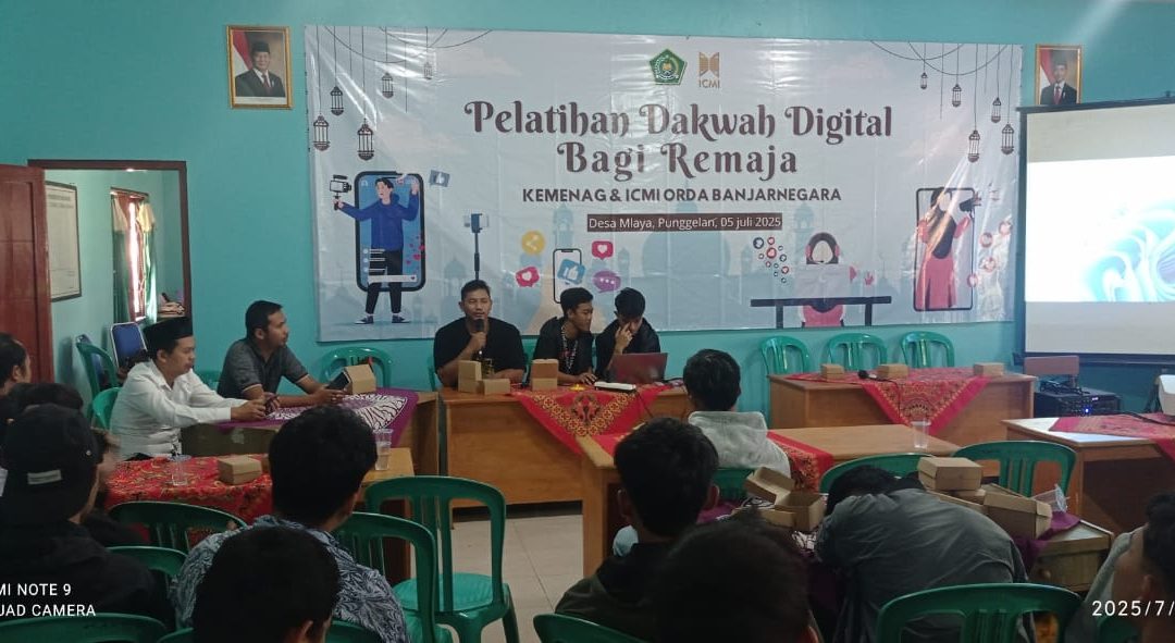 ICMI Banjarnegara Gelar Pelatihan Dakwah Digital untuk Remaja Desa Mlaya