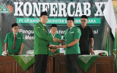 Konfercab XI GP Ansor Banjarnegara Kukuhkan Attabik Hasan Sebagai Ketua Baru