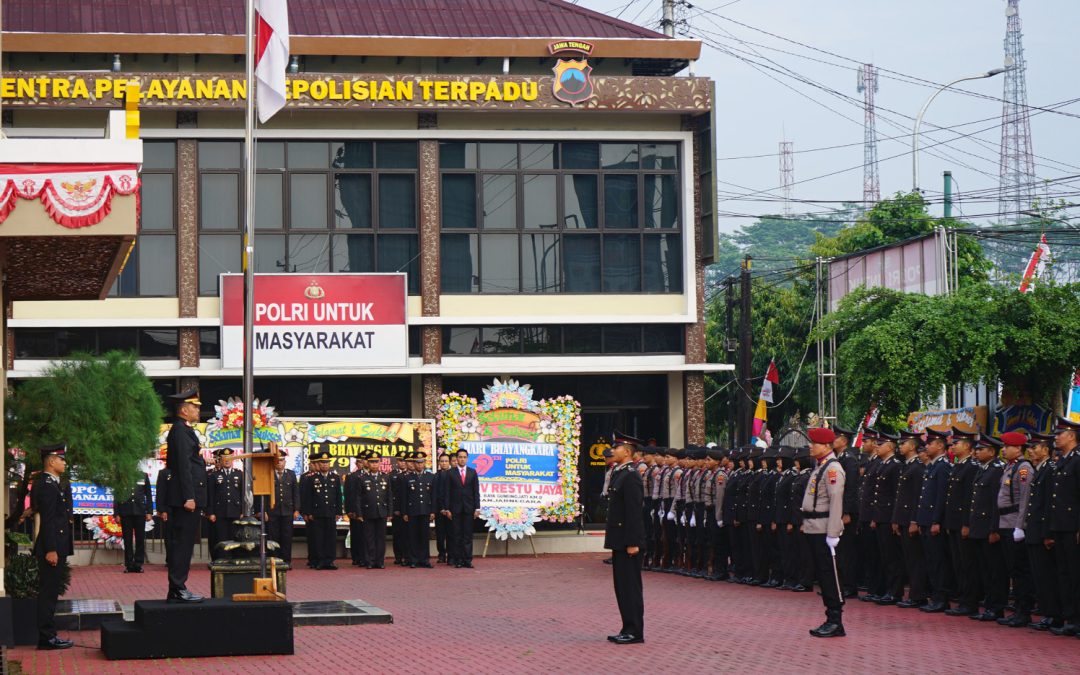 Polres Banjarnegara Gelar Upacara Hari Bhayangkara Ke-79