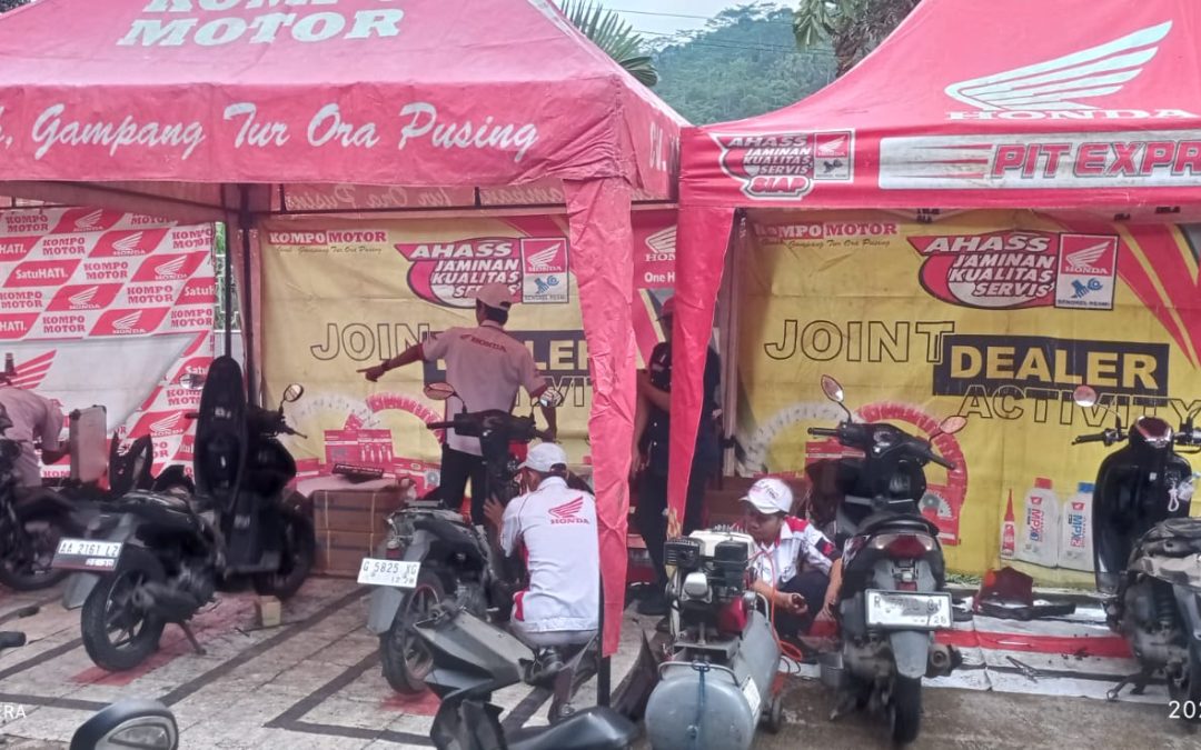 Cegah Bahaya Rusak Rangka Motor Siswa, Kompo Motor Servis Jemput Bola