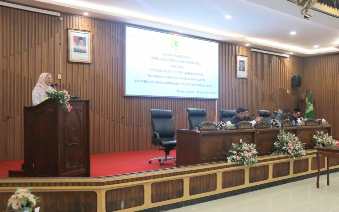 DPRD Banjarnegara Sepakati KUA dan PPAS APBD TA 2026