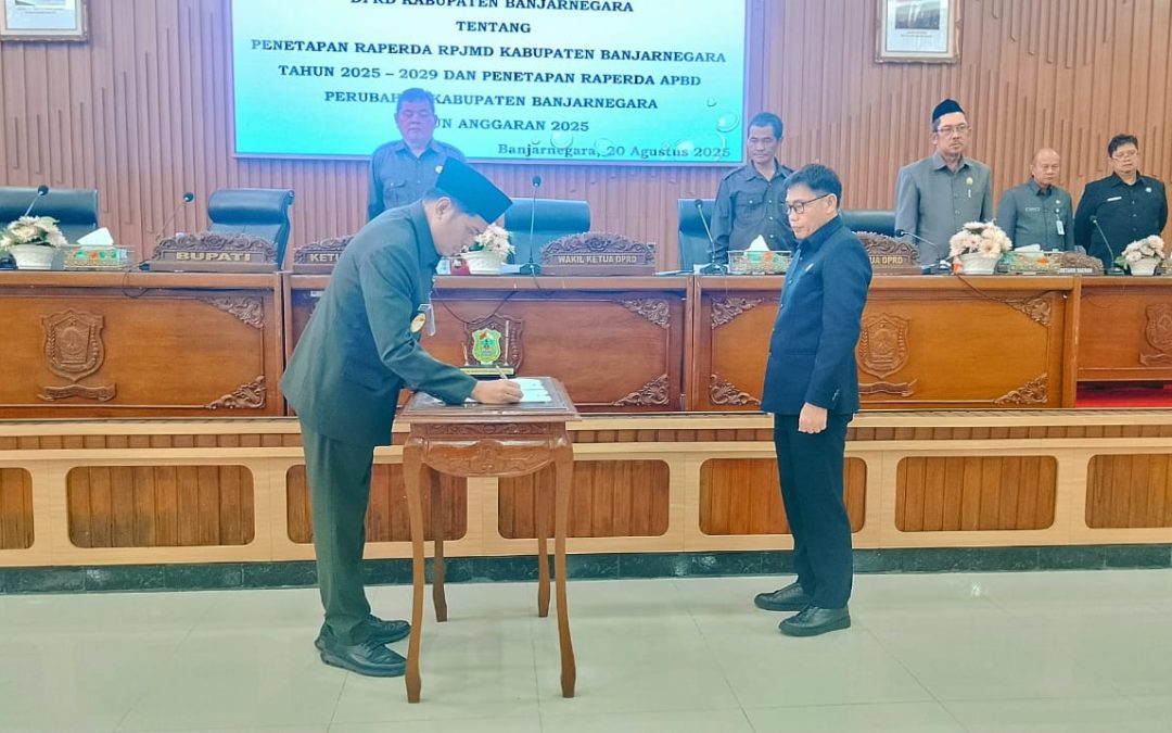 DPRD Banjarnegara Menetapkan 2 Raperda
