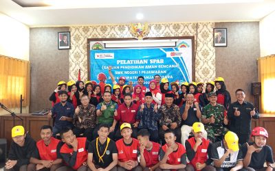 Puluhan Siswa SMKN 1 Pejawaran Dibekali Ketrampilan Pendidikan Aman Bencana