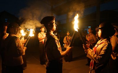 Renungan dan Ulang Janji Hari Pramuka Ke-64 Perkuat Semangat Pengabdian Tunas Kelapa